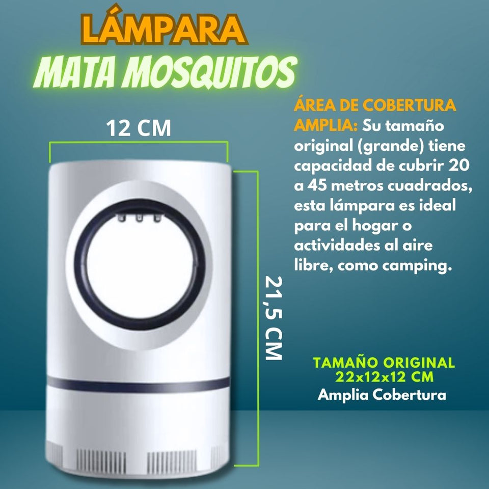 Noches de Paz: Lámpara LED UV Antimosquitos! 🦟✨