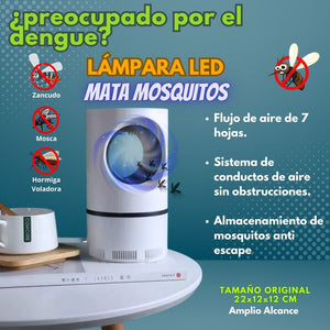 Noches de Paz: Lámpara LED UV Antimosquitos! 🦟✨