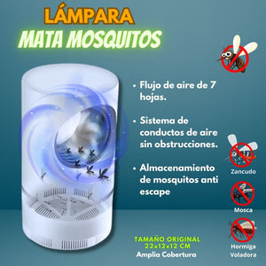 Noches de Paz: Lámpara LED UV Antimosquitos! 🦟✨