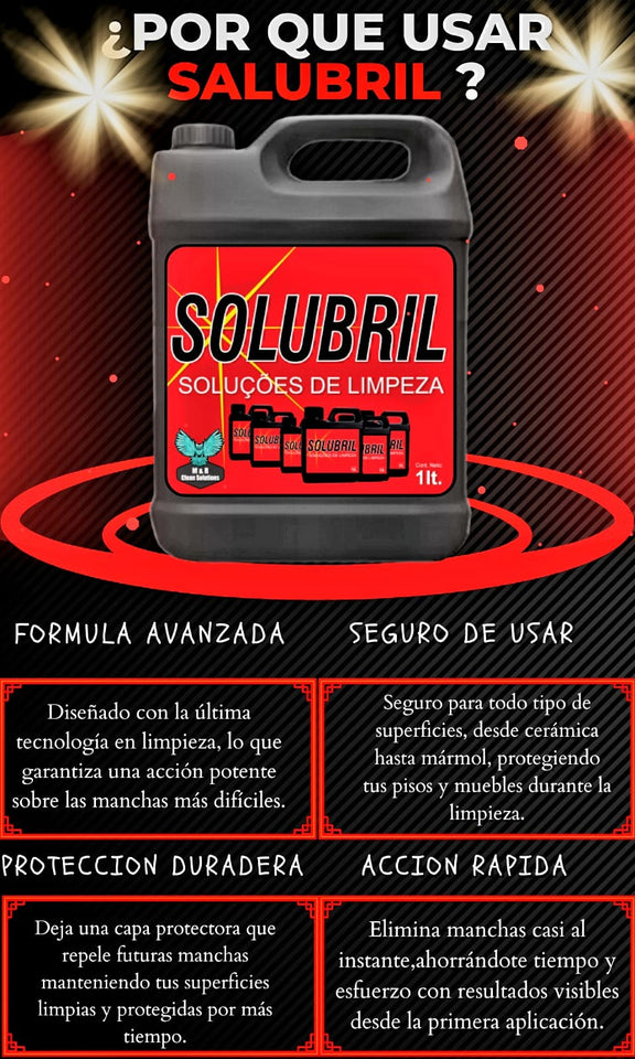 SOLUBRIL SOLUCION EN LIMPIEZA 1 Litro