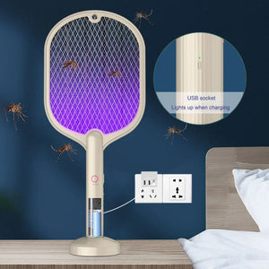 💪Caza Mosquitos Pro: Raqueta Antimosquitos Premium🦟